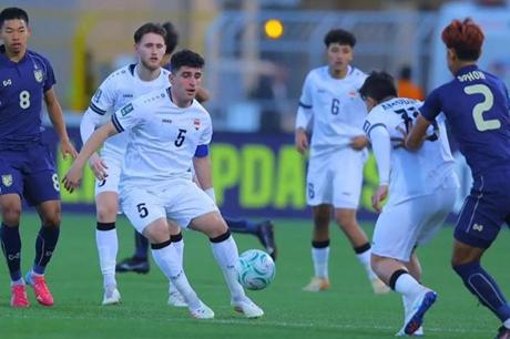 العراق يتعادل مع تايلاند بكأس اسيا تحت 23 عام 