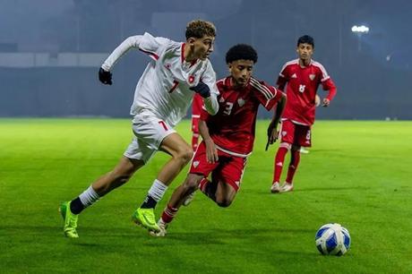 نشامى تحت 14عاما يتعثر أمام نظيره الإماراتي وديا 