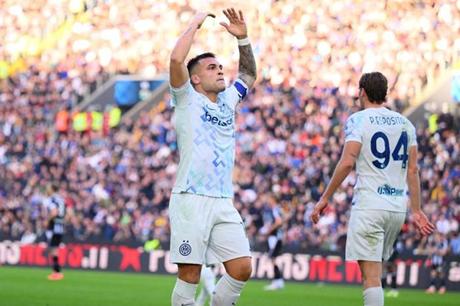 الانتر يفوز على أودينيزي بالدوري الايطالي 