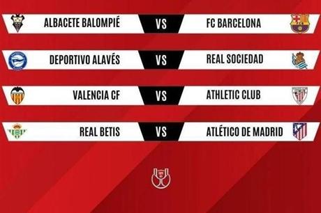 نتائج قرعة كأس ملك إسبانيا 