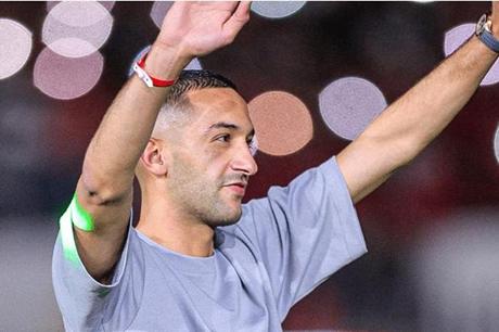 حكيم زياش يغيب عن رحلة الوداد إلى الكونغو.. ما السبب؟ 