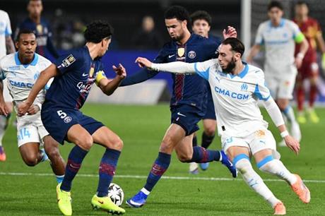 بسيناريو درامي.. باريس سان جيرمان يهزم مارسيليا ويتوج بالسوبر الفرنسي 