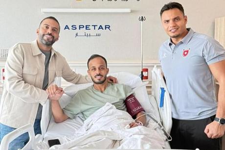 عملية جراحية ناجحة للاعب المنتخب الوطني القريشي 