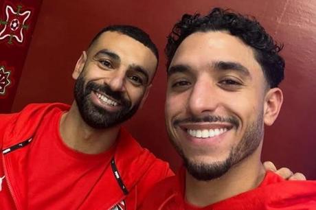 هالاند يتفاعل مع صلاح ومرموش بعد فوز مصر 