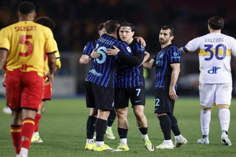 إنتر ميلان يعزز صدارته للدوري الإيطالي عقب فوزه على ليتشي 