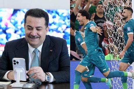 السوداني يهنئ أسود الرافدين بالتأهل التاريخي لكأس العالم 2026 ويعد بالمكافآت 
