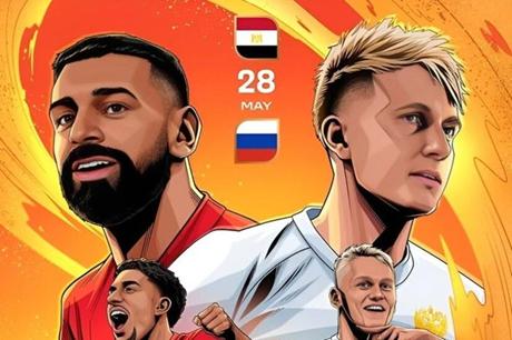 المنتخب الروسي يواجه مصر وديا بالقاهرة قبل المونديال 