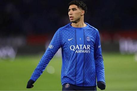 حكيمي يتمنى الاستمرار مع باريس سان جيرمان لبعد 2029 