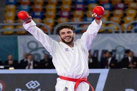 عفيف غيث يحرز فضية الدوري الممتاز للكراتيه في الرباط 