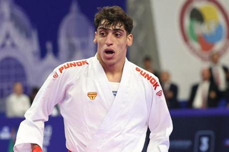 الجعفري يعتلي منصة الذهب في الرباط ويتوج بلقب الدوري العالمي للكراتيه 