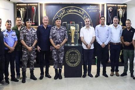 وحدة أمن الملاعب تبحث مع الحسين ترتيبات الموسم الكروي الجديد 