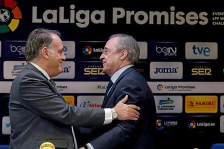 تيباس يهاجم رئيس ريال مدريد: لا يملك المصداقية لإعطاء دروس في كرة القدم 