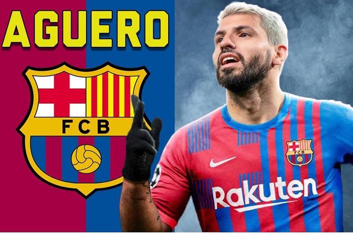 برشلونة يحدد موعد أول ظهور رسمي لأجويرو اجويرو-بارسا