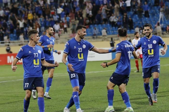 مصعب اللحام يتفوق على نجمي الفيصلي والسلط Jo-League-Al-Ramtha-v-Maan