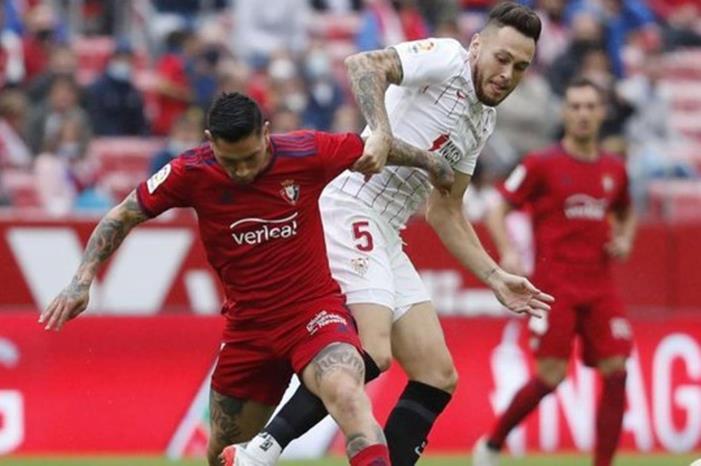 اشبيلية يعود الى سكة الانتصارات بفوزه على اوساسونا 5960753_1635610256