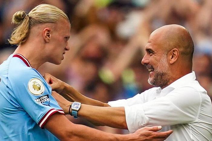 غوارديولا يكشف الفارق بين تدريبه ميسي وهالاند guard