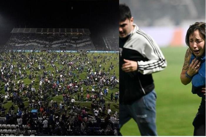 قتيل وأكثر من 100 جريح.. من جديد مشهد "التدافع المؤلم" في الملاعب 633fc2e842360455c547fdf3