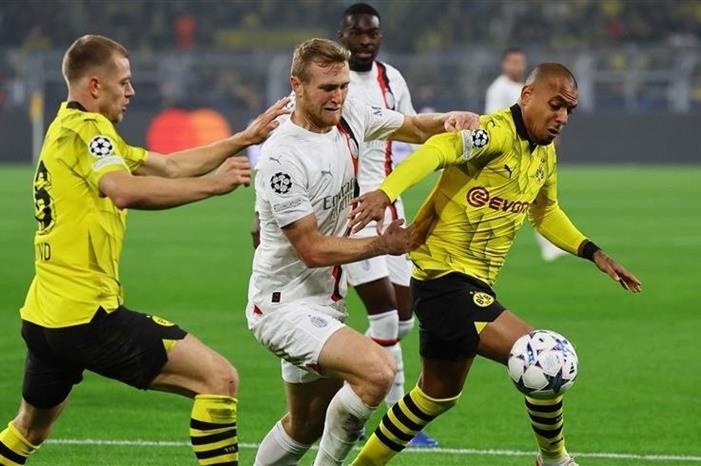 التعادل يحسم قمة دورتموند وميلان بأبطال أوروبا 202310512126341WB