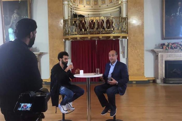 محمد صلاح يحصل على 10 مليون جنيه للظهور مع عمرو أديب image