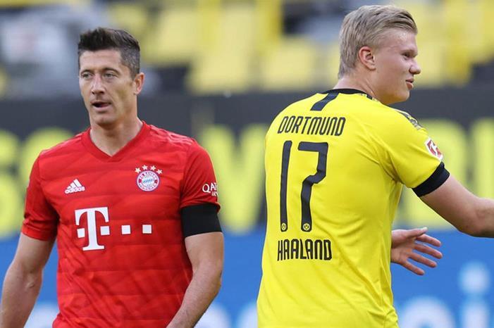 ليفاندوفسكي يرد على تقارير حول غضبه من اهتمام الإعلام بتألق هالاند Lewandowski-Haaland