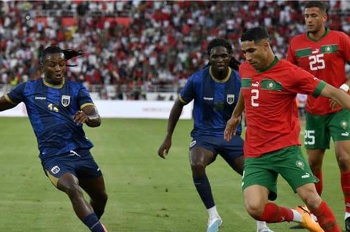 أشرف حكيمي: مباراة تنزانيا بروفة لكأس أمم أفريقيا 4545