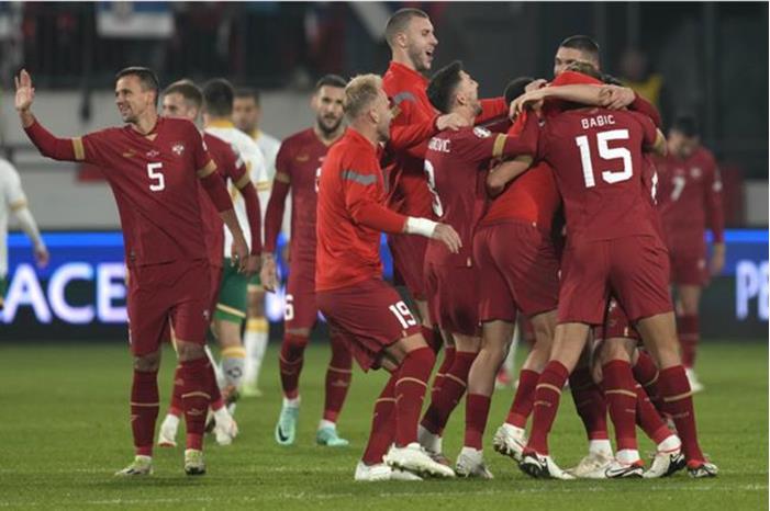 صربيا تبلغ نهائيات كأس أوروبا للمرة الأولى في تاريخها 655a3e29423604705f3f16c2