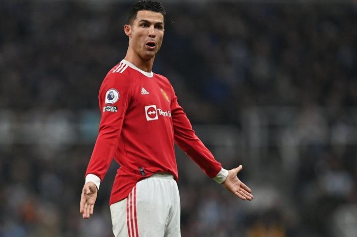 رونالدو مستاء من ثلاثي الشياطين الحمر Cristiano_Ronaldo_Manchester_United_Newcastle_2021-22