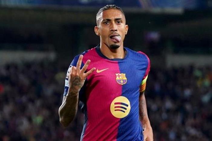 برشلونة وبيتيس: رافينيا يحسم الأمور بهدف ثالث. رافينيا-برسا