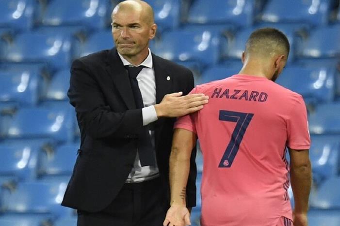 زيدان يفسر قرار إبقائه هازارد على الدكة في مباراة غرناطة 5fe42b004236041dae72c640