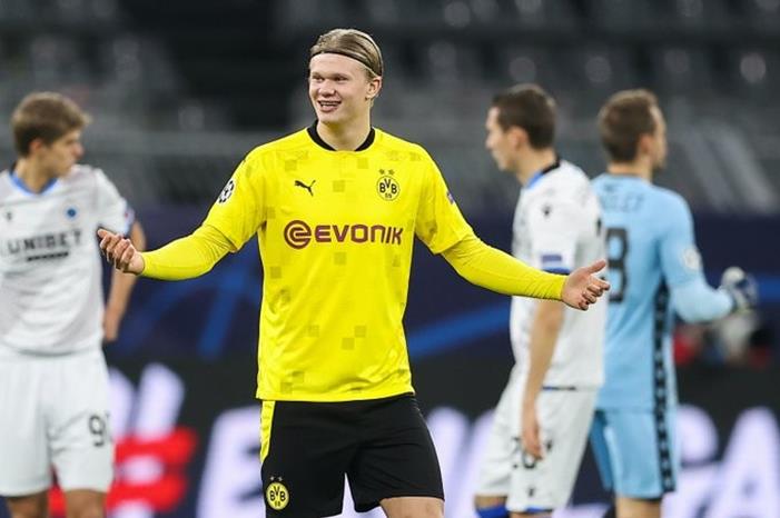 دورتموند يعلن شفاء هدافه هالاند 2009639_1609274282