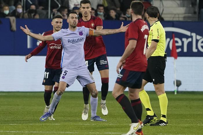 برشلونة اوساسونا الدوري الاسباني