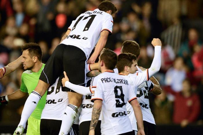 فالنسيا يفوز على مضيفه ليفانتي بالليغا VALENCIA-AFP-M