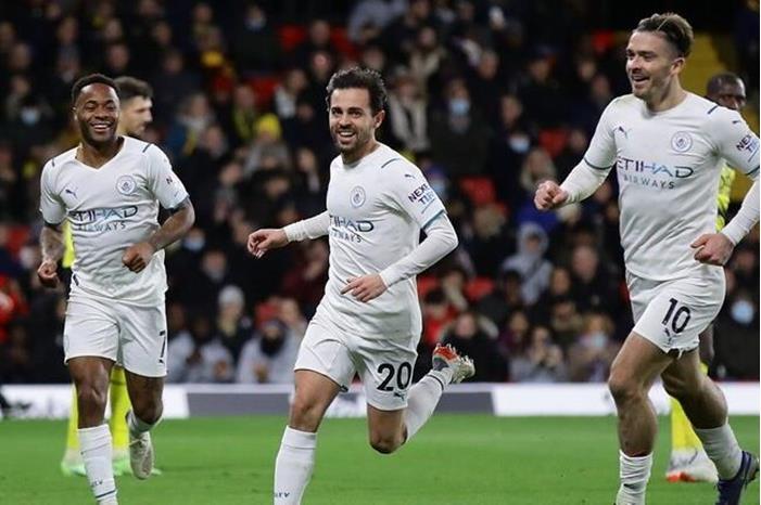 مانشستر سيتي يفوز على واتفورد ويتصدر البريميرليغ 61abc9a64236042fa77494da