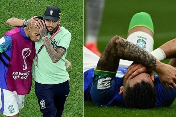 نهاية مشوار جيسوس وتيليس مع البرازيل كأس العالم large