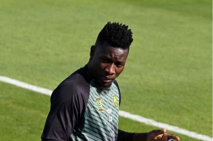 أندريه أونانا حارس المنتخب الكاميروني ونادي إنتر ميلان الإيطالي