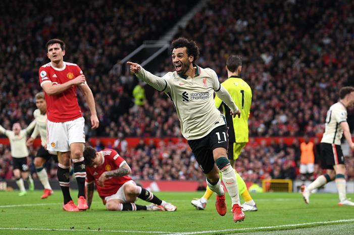 ليفربول يستضيف مانشستر يونايتد في مباراة الثأر النجم-المصري-محمد-صلاح-والهاتريك-في-شباك-مانشستر-يونايتد-scaled