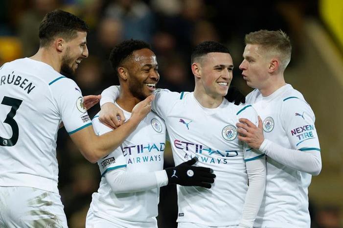 ثلاثية سترلينغ تقود مانشستر سيتي لفوز كبير على نوريتش 742a83cd-b7f8-473a-ba46-e0269767a356_16x9_1200x676
