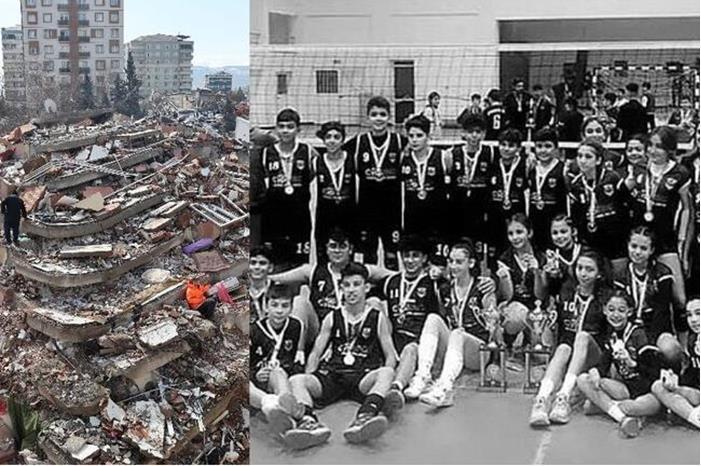 صمدوا لعدة أيام ولكن.. مصرع فريق كرة طائرة بالكامل في زلزال تركيا 63e9e0254236043a8722f911