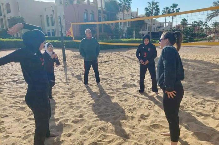 منتخب السيدات للكرة الطائرة يختتم معسكره التدريبي بالعقبة 1676287571642