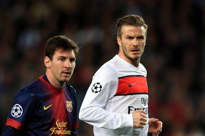 بيكهام يضغط على ميسي لقبول عرض إنتر ميامي بيكهام-ميسي