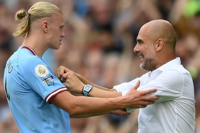20221004_Erling_Haaland_Pep_Guardiola