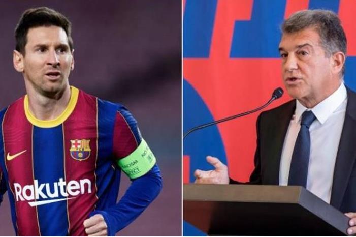 خلال حفل تنصيبه.. لابورتا يوجه رسالة إلى ميسي 1029279