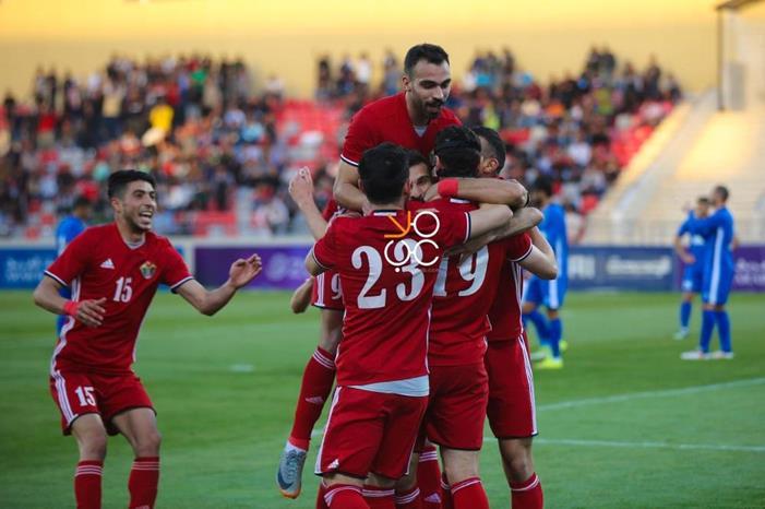 شاهد البث المباشر لمواجهة الأردن ولبنان 1-1