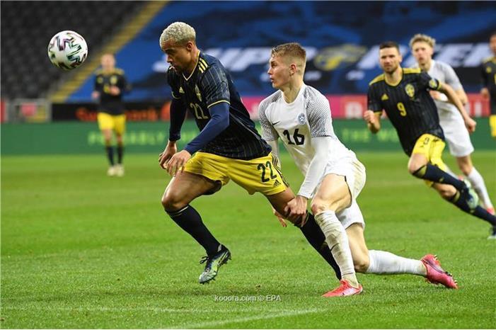 السويد تحقق فوزا وديا epa_soccer_2021-03_2021-03-31_2021-03-31-09108822_epa