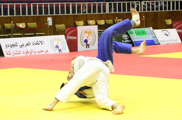 منتخب السيدات يفوز بذهبية الفرق في بطولة الجودو العربية 1648312575073