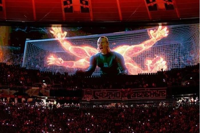 عرض ليزري مذهل لم يسبق له مثيل في الدوري الروسي 640eaee64c59b748cf22bdab