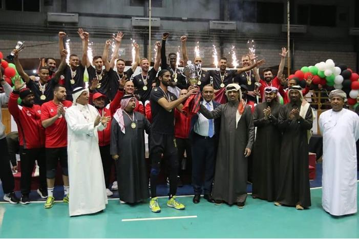 الريان القطري بطل أندية غرب آسيا للكرة الطائرة 1679154190753