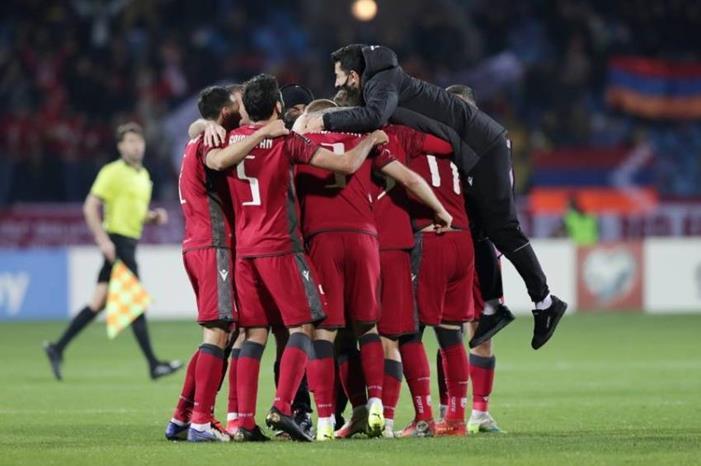 أرمينيا تتصدر مجموعة ألمانيا في تصفيات كأس العالم 1136733