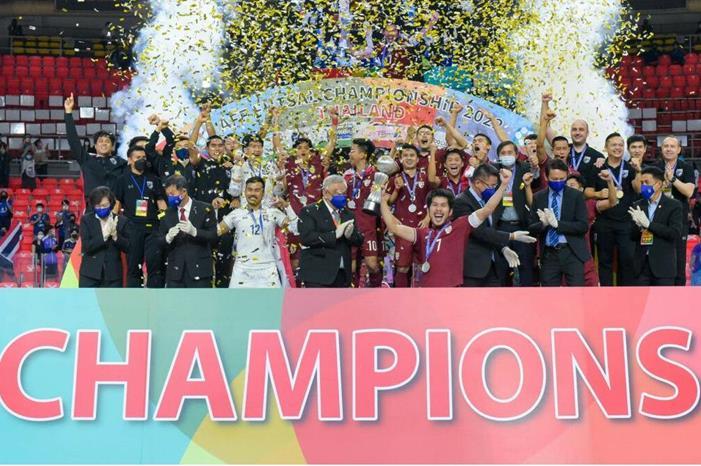 تايلاند تفوز بركلات الترجيح وتحرز لقب بطولة منطقة آسيان لكرة الصالات Indonesia-v-Thailand-(3)