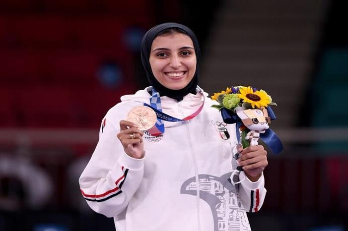 المصرية جيانا فاروق تعلن اعتزالها الكاراتيه Giana-Farouk